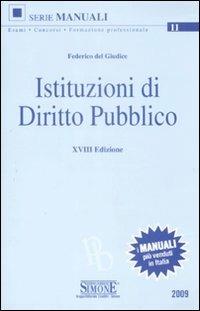 Istituzioni di diritto pubblico - Federico Del Giudice - copertina