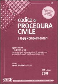 Codice di procedura civile. Leggi complementari - copertina
