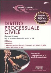 Diritto processuale civile - copertina