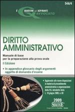 Diritto amministrativo. Manuale di base per la preparazione alla prova orale