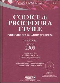 Codice di procedura civile. Annotato con la giurisprudenza. Con CD-ROM - copertina