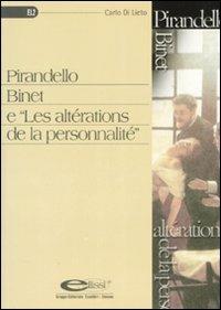 Pirandello Binet e «Les altérations de la personnalité» - Carlo Di Lieto - copertina