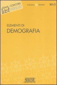 Elementi di demografia - copertina