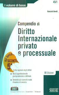 Compendio di diritto internazionale privato e processuale