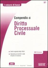Compendio di diritto processuale civile - copertina