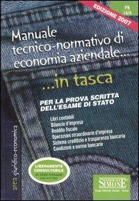 Manuale tecnico-normativo di economia aziendale - copertina