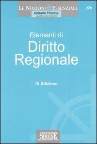 Elementi di diritto regionale - copertina