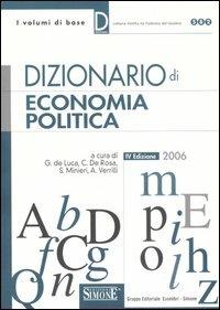 Dizionario di economia politica - copertina