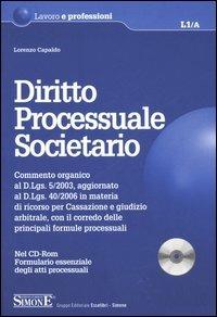  Diritto processuale societario. Con CD-ROM -  Lorenzo Capaldo - copertina