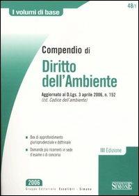Compendio di diritto dell'ambiente - copertina