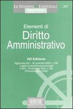 Elementi di diritto amministrativo