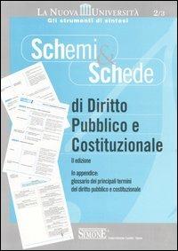 Schemi & schede di diritto pubblico e costituzionale - copertina