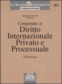 Compendio di diritto internazionale privato e processuale - Giancarlo Novelli - copertina