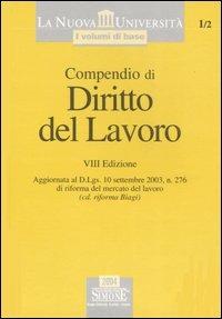 Compendio di diritto del lavoro - copertina