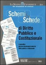 Schemi & schede di diritto pubblico e costituzionale