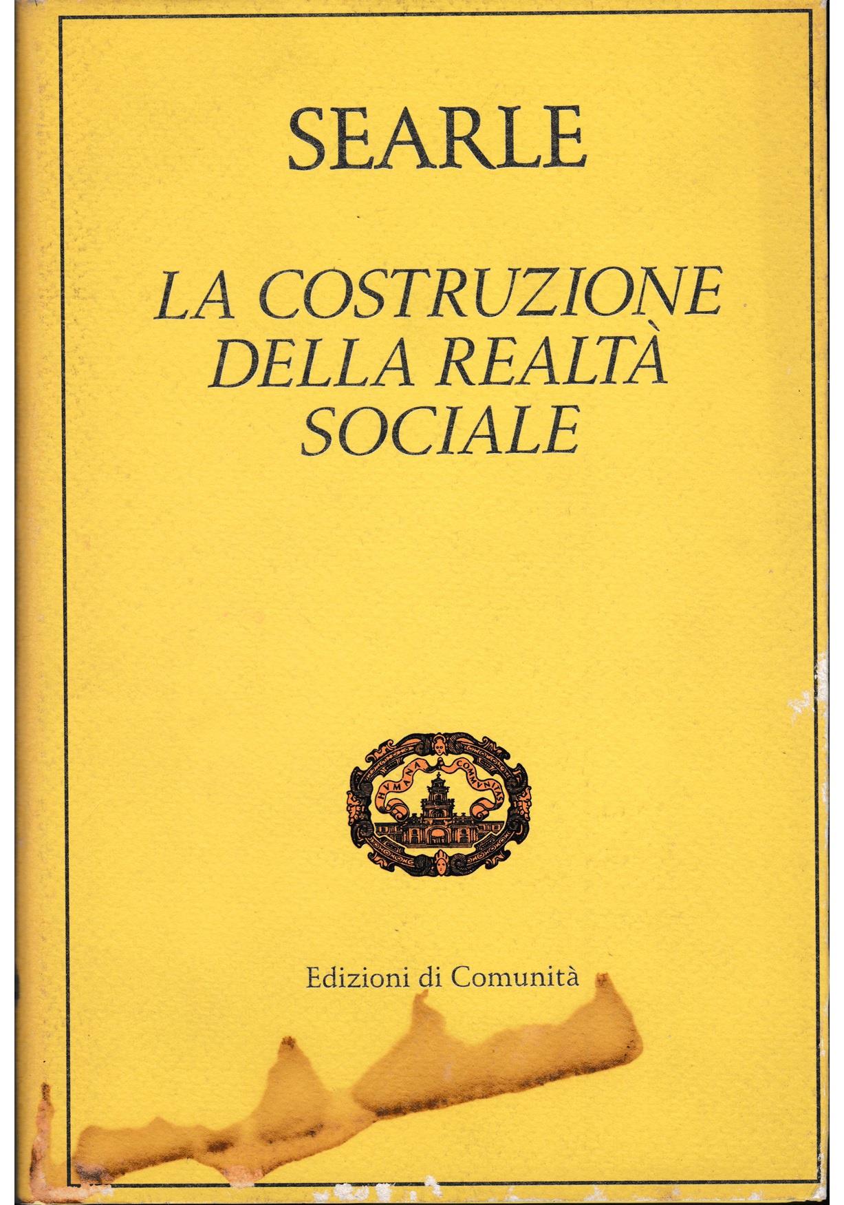 La costruzione della realtà sociale