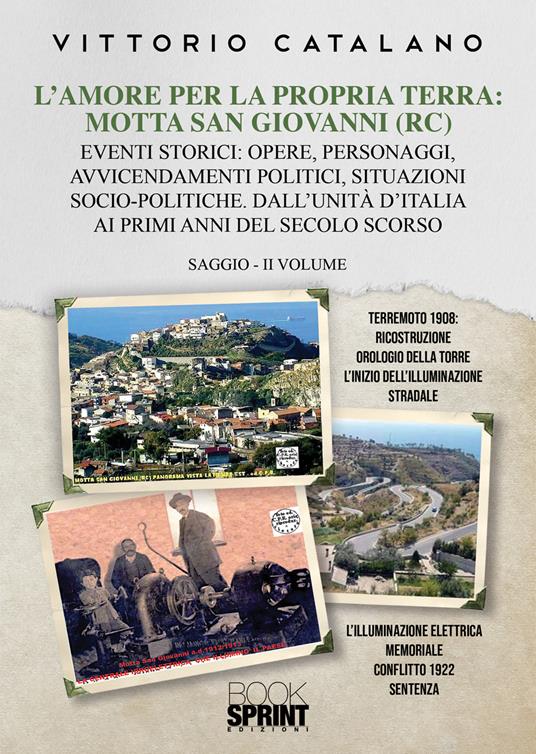 L’amore per la propria terra: Motta San Giovanni (RC) - Vittorio Catalano - copertina
