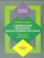 L'esperienza religiosa nella scienza sociale. Lineamenti di sociologia della religione