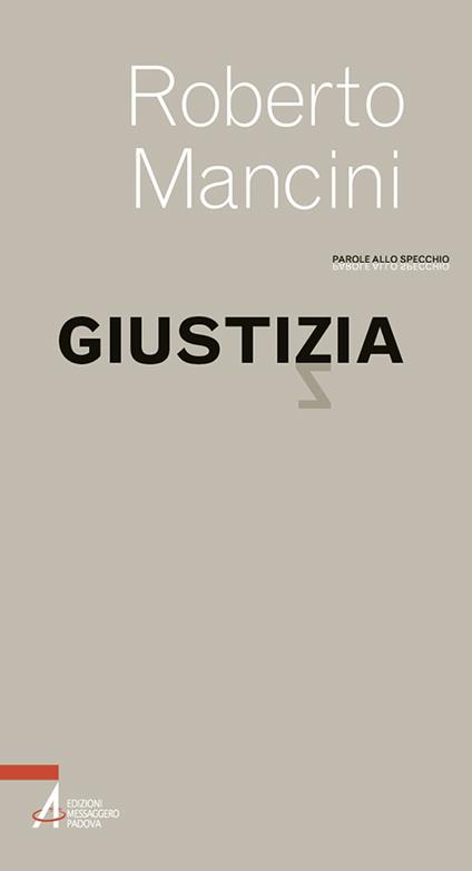 Giustizia - Roberto Mancini - copertina