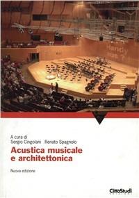 Acustica musicale e architettonica - copertina