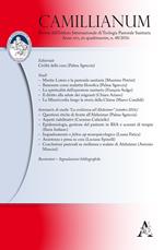 Camillianum. Rivista dell'Istituto internazionale di Teologia Pastorale Sanitaria (2016). Vol. 48