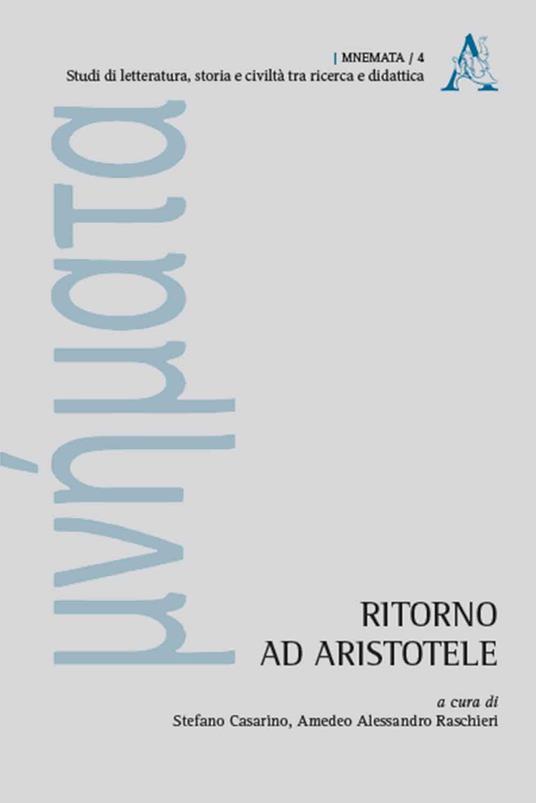 Ritorno ad Aristotele - copertina
