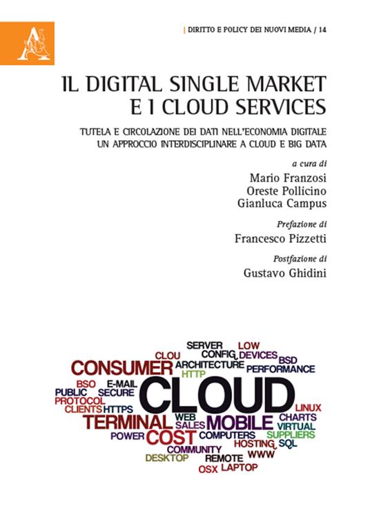 Il Digital Single Market e i Cloud Services. Tutela e circolazione dei dati nell'economia digitale. Un approccio interdisciplinare a cloud e big data - copertina
