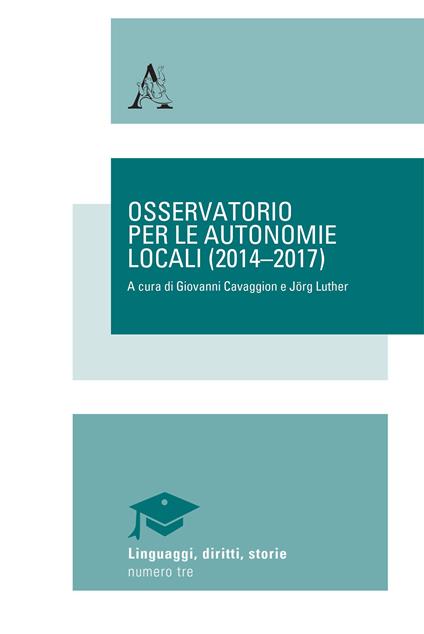Osservatorio per le autonomie locali (2014-2017) - copertina