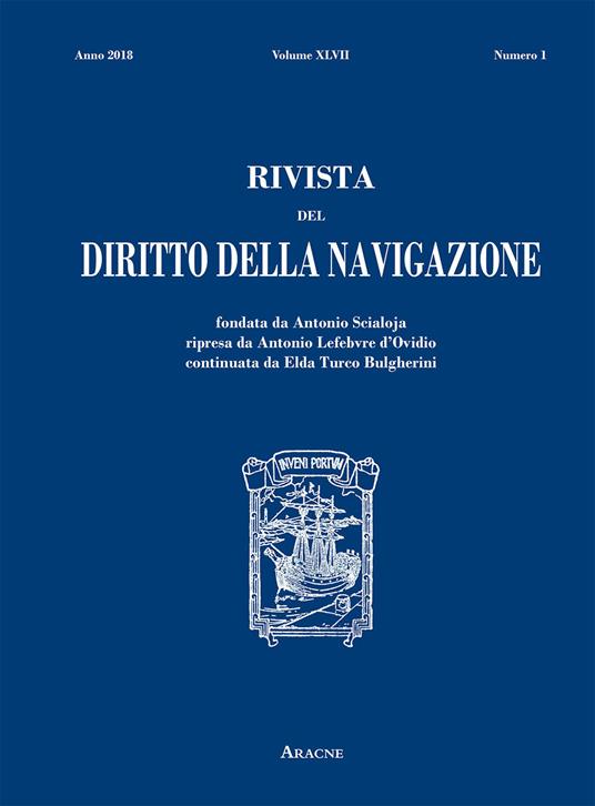 Diritto della navigazione. Vol. 47 - copertina