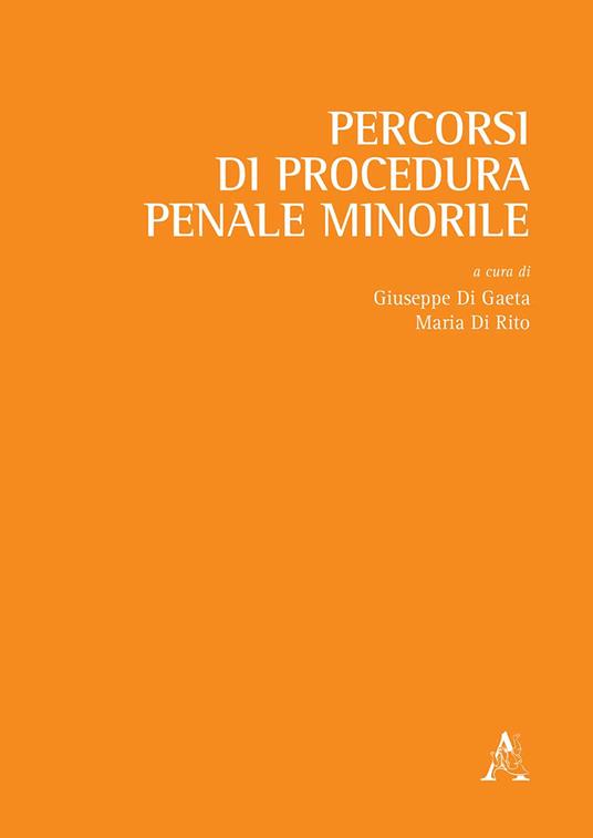 Percorsi di procedura penale minorile - copertina