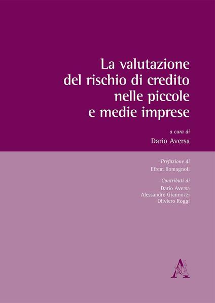 La valutazione del rischio di credito nelle piccole e medie imprese - copertina