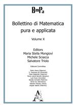 Bollettino di matematica pura e applicata. Vol. 10