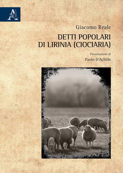 Detti popolari di Lirinia (Ciociaria) - Giacomo Reale - copertina