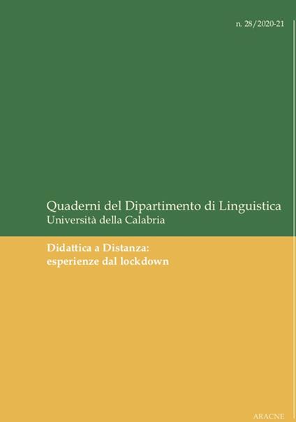 Didattica a distanza: esperienze dal lockdown - Assunta Caruso - copertina