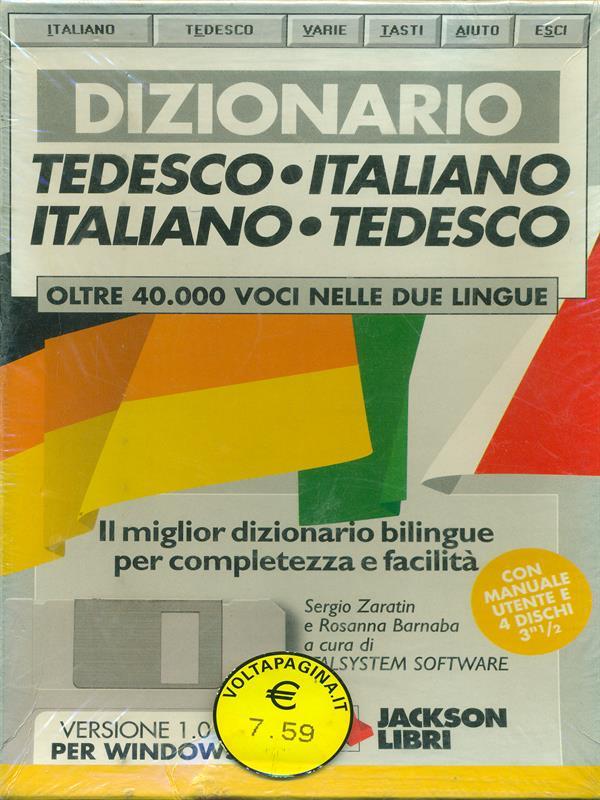 Dizionario tedesco-italiano, italiano-tedesco. Con 4 floppy disk