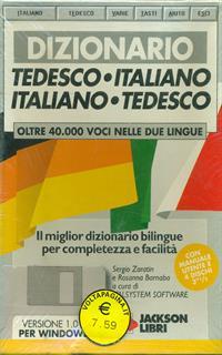 Dizionario tedesco-italiano, italiano-tedesco. Con 4 floppy disk