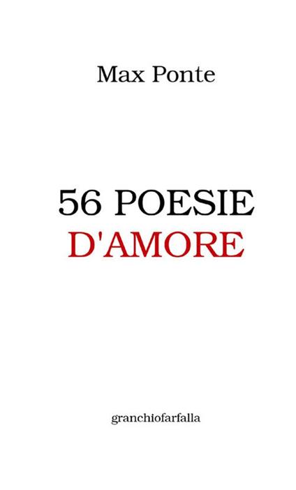 56 poesie d'amore - Max Ponte - copertina