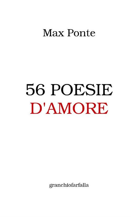 56 poesie d'amore - Max Ponte - copertina