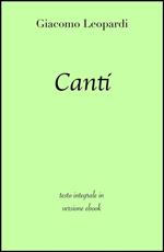 Canti. Ediz. integrale