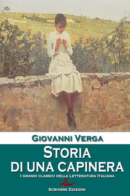 Storia di una capinera - Giovanni Verga - copertina