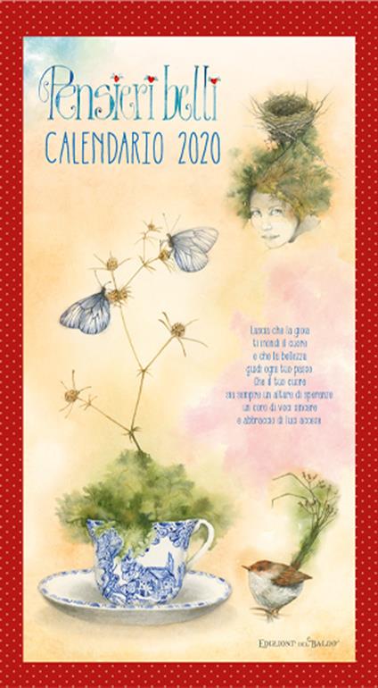 Pensieri belli. Calendario medio 2020 - Sara Giommoni - copertina