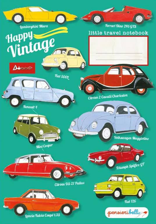 Happy Vintage (Quaderno da zaino) - copertina
