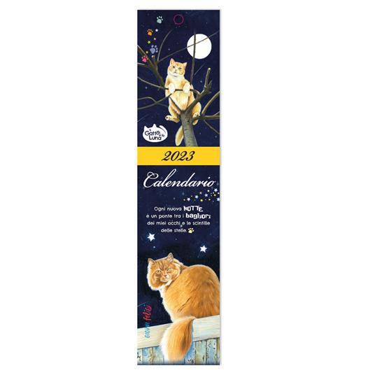 Gatto e la luna. Mini calendario 2023 - Sara Giommoni - copertina