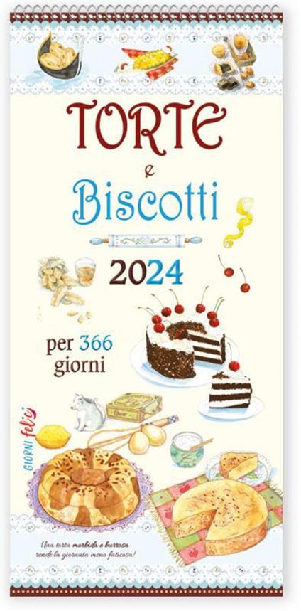 Calendario 2024. Torte e biscotti - copertina