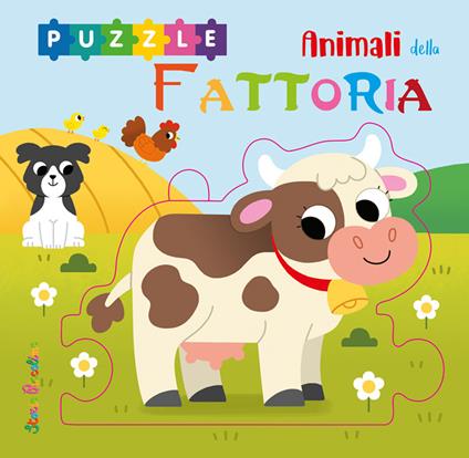 Animali della fattoria. Puzzle. Ediz. a colori - copertina