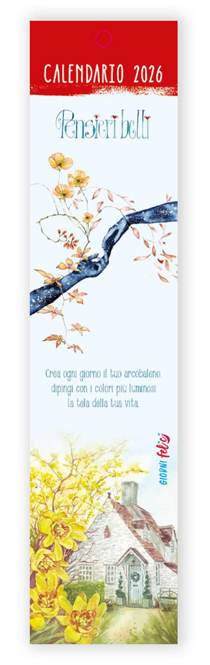 Pensieri belli. Calendarietto 2026 - copertina