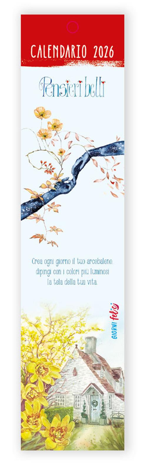 Pensieri belli. Calendarietto 2026 - copertina