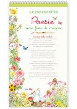 Poesie come fiori di campo. Calendario 2026