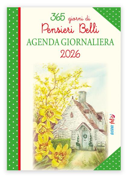 Agenda giornaliera 2026. Pensieri belli - copertina