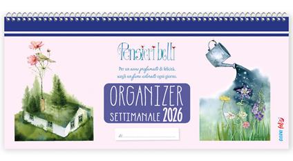 Organizer settimanale 2026. Pensieri belli - copertina